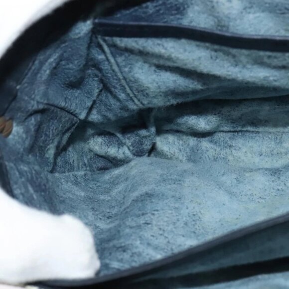 GUCCI GG Supreme Shoulder Bag PVC Navy Gold Auth ep10820 - Picture 11 of 16